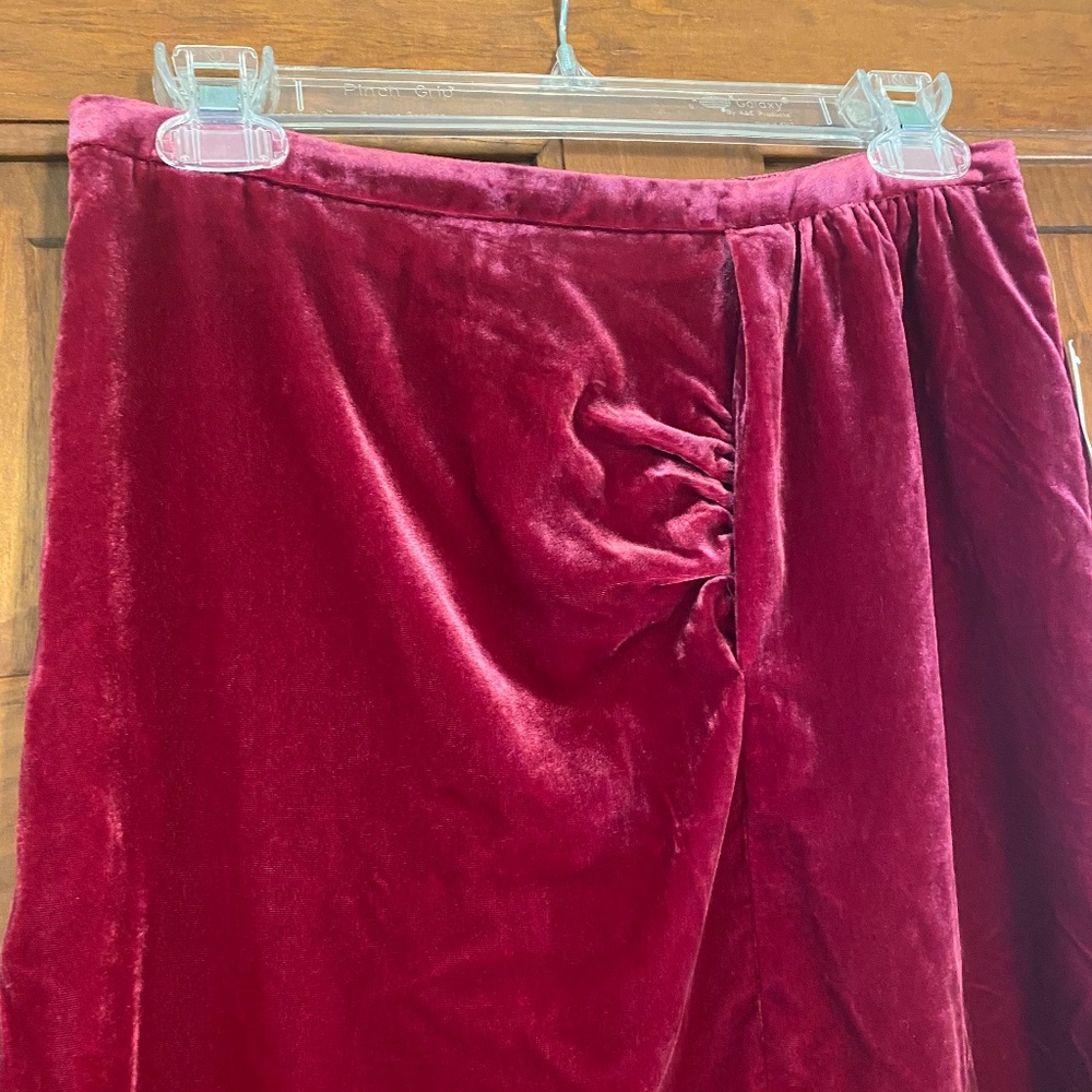 NWT Anthropologie Montie Velvet Miniskirt size 6 - Picture 5 of 11